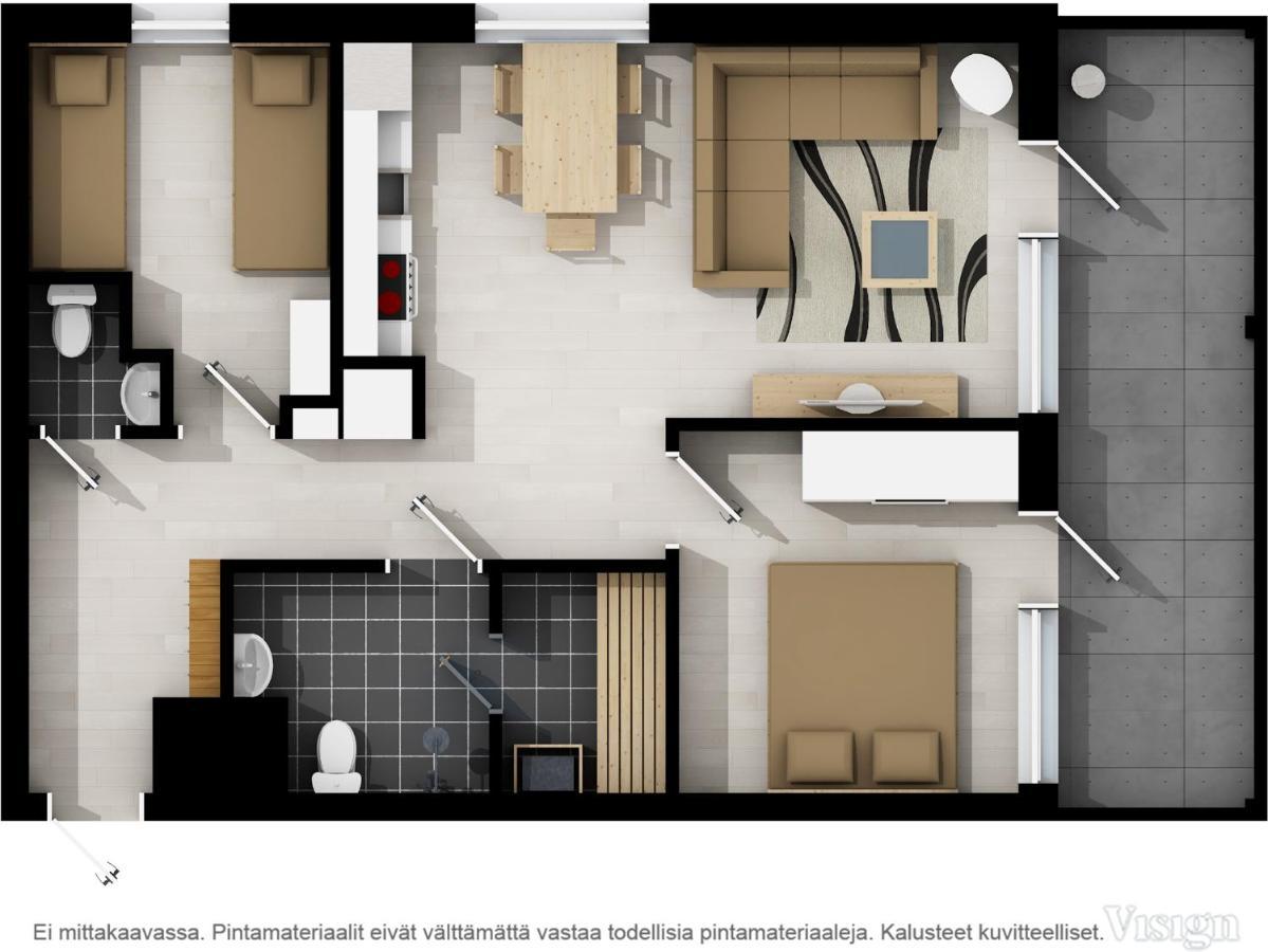 Levillas Tunturinlaita Apartments Exteriér fotografie
